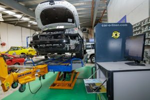Car chasis smash repair shop